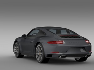 porsche 911 carrera coupe 991 2016 Modello 3D