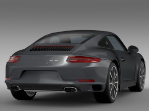 porsche 911 carrera coupe 991 2016 Modello 3D