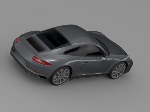 porsche 911 carrera coupe 991 2016 Modello 3D