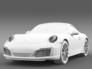 porsche 911 carrera coupe 991 2016 Modello 3D