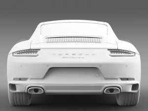 porsche 911 carrera coupe 991 2016 Modello 3D