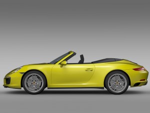 porsche 911 carrera s cabriolet 991 2016 3D Модель
