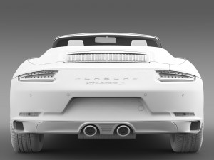 porsche 911 carrera s cabriolet 991 2016 3D Модель