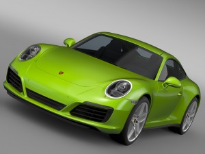 porsche 911 carrera s coupe 991 2016 3D 모델