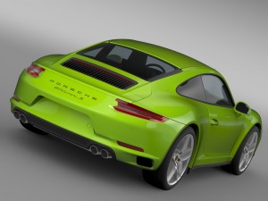porsche 911 carrera s coupe 991 2016 3D Model