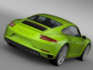 porsche 911 carrera s coupe 991 2016 3D Model