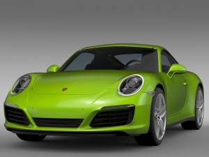 porsche 911 carrera s coupe 991 2016 3D Model