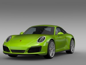 porsche 911 carrera s coupe 991 2016 3D Model