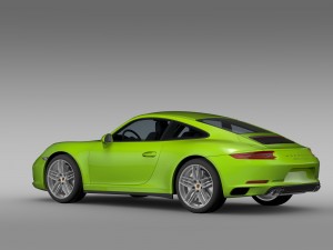 porsche 911 carrera s coupe 991 2016 3D Model