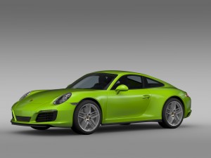 porsche 911 carrera s coupe 991 2016 3D Model