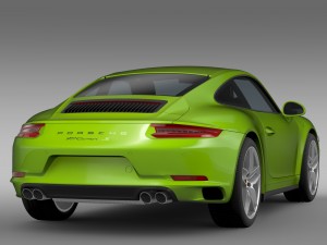 porsche 911 carrera s coupe 991 2016 3D Model