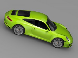 porsche 911 carrera s coupe 991 2016 3D Model