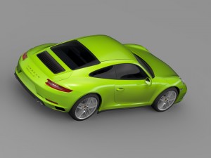 porsche 911 carrera s coupe 991 2016 3D Model