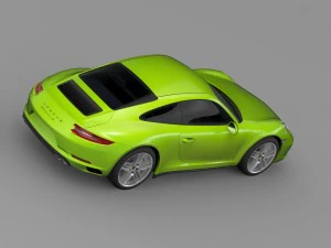 porsche 911 carrera s coupe 991 2016 3D Model