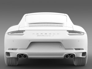 porsche 911 carrera s coupe 991 2016 3D Model