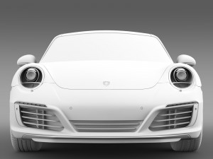 porsche 911 carrera s coupe 991 2016 3D Model