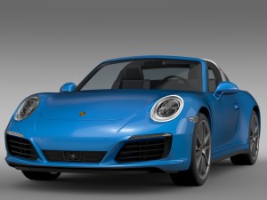 porsche 911 targa 4 991 2016 3D 모델