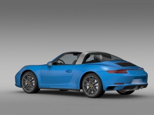porsche 911 targa 4 991 2016 3D 모델