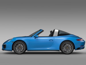 porsche 911 targa 4 991 2016 3D 모델