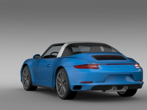 porsche 911 targa 4 991 2016 3D 모델