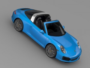porsche 911 targa 4 991 2016 3D 모델