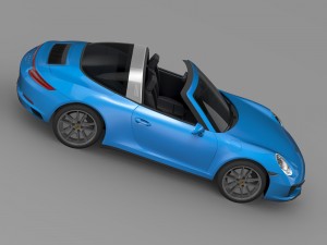 porsche 911 targa 4 991 2016 3D 모델
