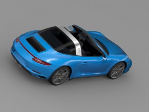 porsche 911 targa 4 991 2016 3D 모델