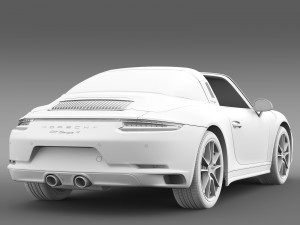 porsche 911 targa 4 991 2016 3D 모델