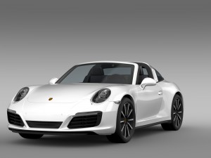 porsche 911 targa 4s 991 2016 3Dモデル