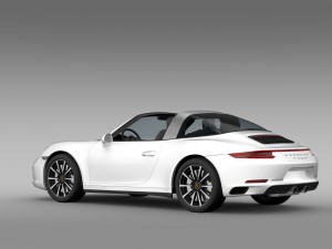 porsche 911 targa 4s 991 2016 3Dモデル