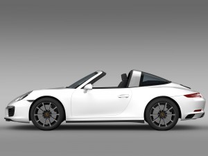 porsche 911 targa 4s 991 2016 3Dモデル