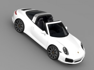 porsche 911 targa 4s 991 2016 3Dモデル