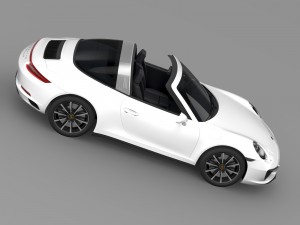 porsche 911 targa 4s 991 2016 3Dモデル