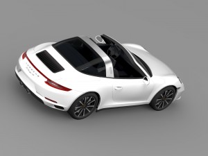 porsche 911 targa 4s 991 2016 3Dモデル