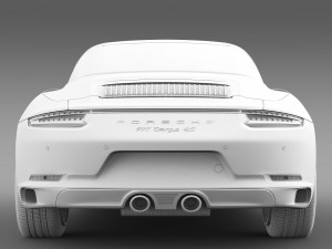 porsche 911 targa 4s 991 2016 3Dモデル