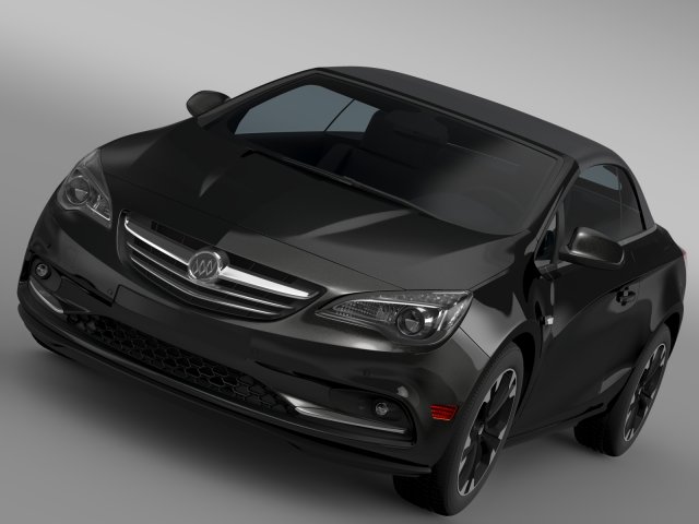 buick cascada 2016 3D Model .c4d .max .obj .3ds .fbx .stl .blend
