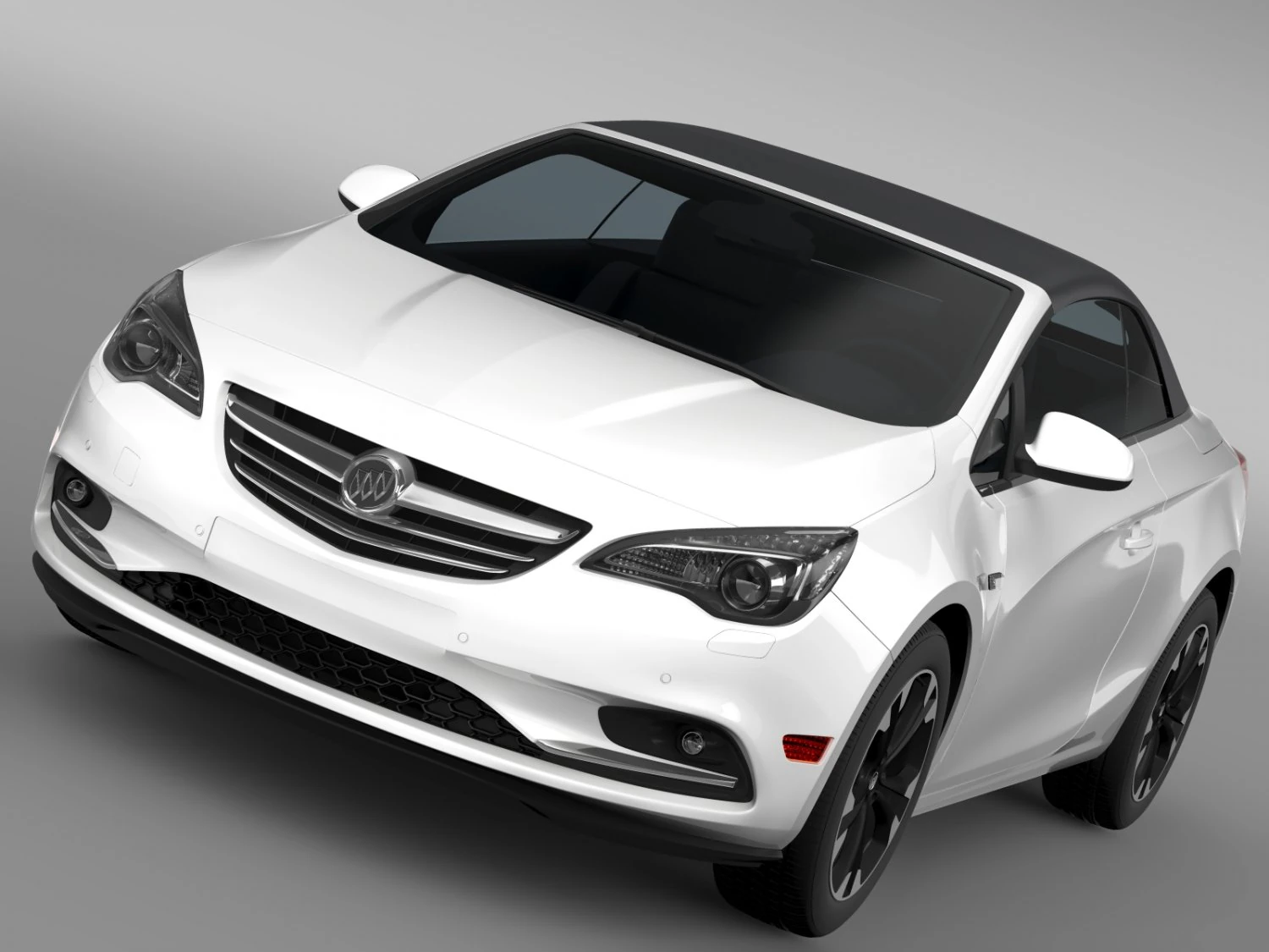 buick cascada turbo 2016 3D Model .c4d .max .obj .3ds .fbx .stl .blend