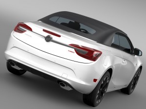 buick cascada turbo 2016 Modello 3D