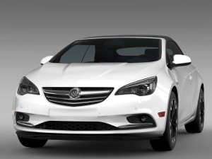 buick cascada turbo 2016 Modello 3D