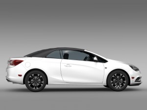 buick cascada turbo 2016 Modello 3D