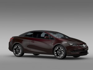 holden cascada 2016 3D 모델