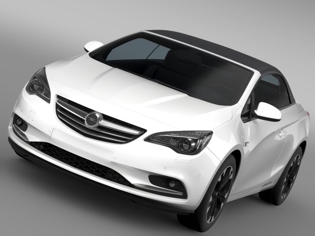 opel cascada 2016 Model 3D .c4d .max .obj .3ds .fbx .stl .blend 
