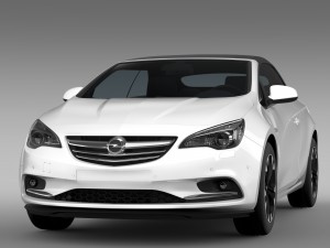 opel cascada 2016 Model 3D
