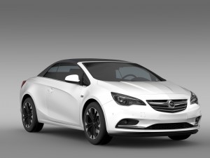 opel cascada 2016 Model 3D