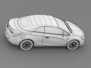 opel cascada 2016 3D Model