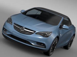 opel cascada turbo 2016 3D Model