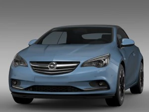 opel cascada turbo 2016 3D Model