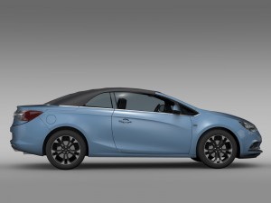 opel cascada turbo 2016 Modello 3D