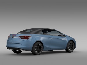 opel cascada turbo 2016 Modello 3D