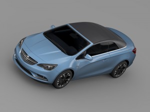 opel cascada turbo 2016 Modello 3D